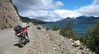 Lovely dirt road alongside the lake in Los Alerces National Park